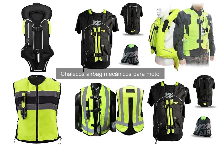 ** Ventajas y desventajas de chalecos airbag mecánicos para moto