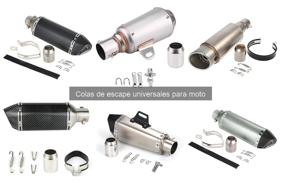 Ventajas y desventajas de colas de escape universales para moto