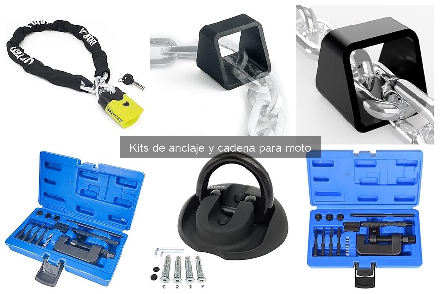 Ventajas y desventajas de kits de anclaje y cadena para moto