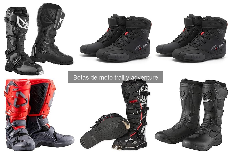 Ventajas y desventajas de las botas de moto trail y adventure