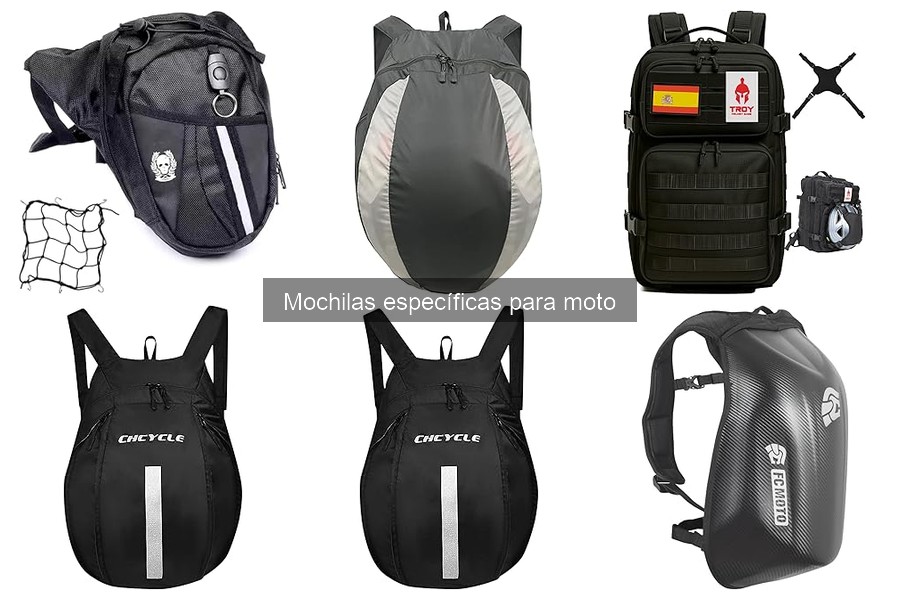 Ventajas y desventajas de las mochilas para moto