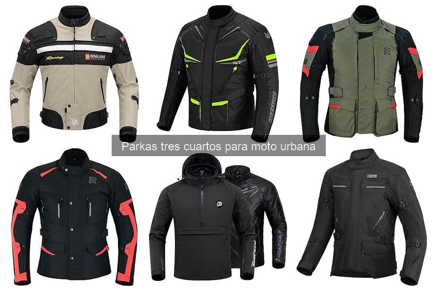Ventajas y desventajas de las parkas tres cuartos para moto