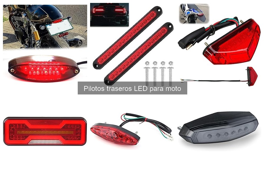 Ventajas y desventajas de los pilotos traseros LED para moto