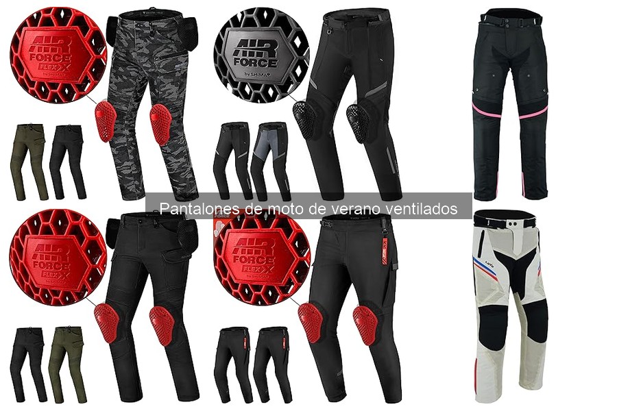 Ventajas y desventajas de pantalones de moto de verano ventilados