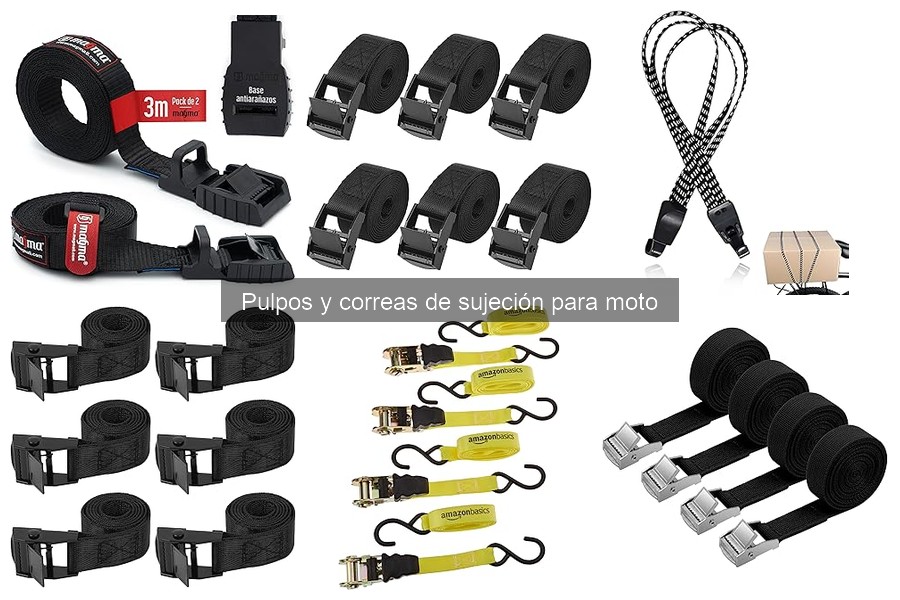 Ventajas y desventajas de pulpos y correas de sujeción para moto