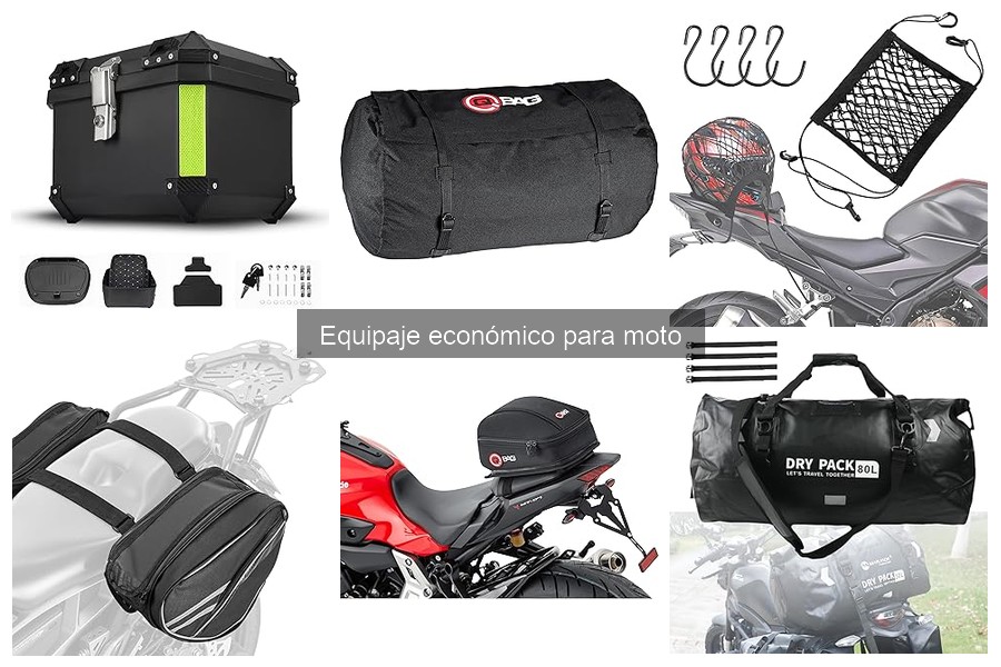 Ventajas y desventajas del equipaje económico para moto